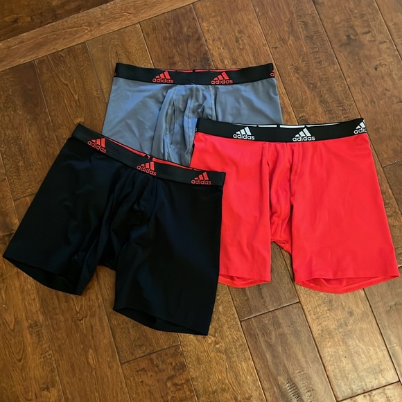 adidas Men's Performance Boxer Brief Underwear 3-Pack (3-Pack)